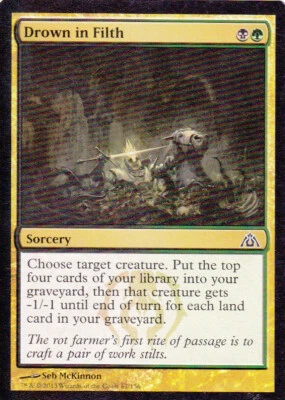 Drown the Filth Dragon's Maze black green Magic the Gathering MTG x1 - Image 1 of 2