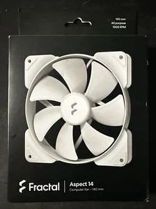 Fractal Design Aspect 1402 - 140 Mm 1000 RPM White Frame Computer Fan - Picture 1 of 2