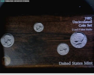 1985 Mint Set both P & D Mints in holder from Mint - Picture 1 of 2