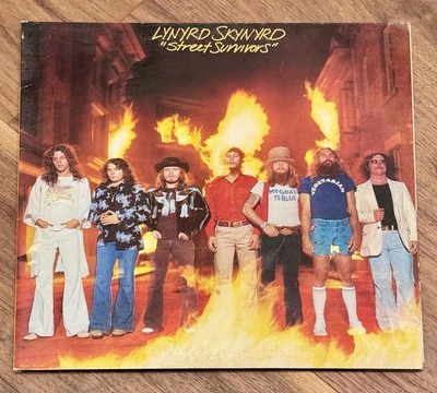 🔥rare LYNYRD SKYNYRD "Street Survivors" 1st US Press Withdrawn Cover Inserts - Image 1 of 4
