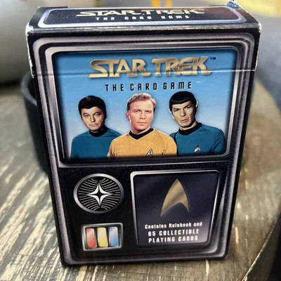Star Trek The Card Game 65 Collectible Cards And Rulebook 1996 Box RARE! - Image 1 of 4