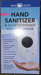 Auto Touchless Soap Dispenser 1000ML for Gel & Sanitizer - Hands-Free white - Picture 1 of 5