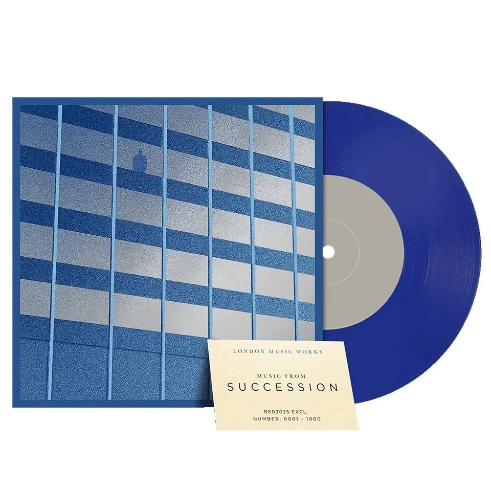 Succession OST RSD 2025 7” Transparent Blue Vinyl 1000 Copies WW + Numbered Card - Image 1 of 1