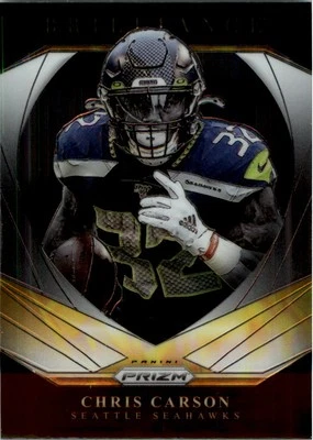 2020 Panini Prizm Brilliance #15 Chris Carson - FB - Image 1 of 2