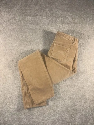 Jean para mujer Tory Burch súper ajustado de pana 26 beige tiro bajo elástico Foto 1 de 4