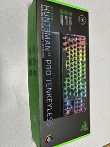 Razer Huntsman V3 Pro Tenkeyless JP Black Gaming Keyboard Used - Picture 1 of 2