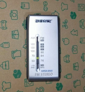 Srf-S84 Sony Confirmed Reception, Complete Work, Am Fm Wide Pocket Radio, Writer - Picture 1 of 2