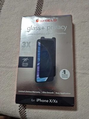 Cristal Protector Invisible ZAGG + Protector Pantalla Privacidad para Apple iPhone X/Xs Foto 1 de 4