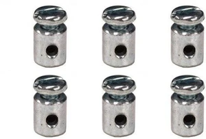 6 PK Rotante 219 Universale Corpo Tondo Fermafilo per Cavo Acceleratore Cavo Freno - Foto 1 di 2