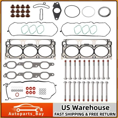 HGS4243 Cylinder Head Gasket Set for 14-17 Chevrolet GMC Sierra 4.3L V6 OHV LV3 - Image 1 of 4