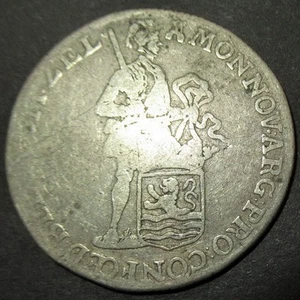 1776 Date of Independence! DUTCH COLONIAL Quarter SILVER LEG Quarter DOLLAR COA - Picture 1 of 4