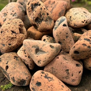 River Brick Pebbles 1/2 lb – Red Clay Stones for Rustic Decor or Craft Use - Picture 1 of 6
