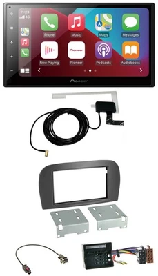 Pioneer USB Bluetooth DAB MP3 2DIN Autoradio für Mercedes SL-Klasse R230 2006-20 - Bild 1 von 4