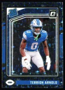 2024 Donruss Optic Stars Terrion Arnold Rookie Rated Rookie Detroit Lions #290 - Picture 1 of 2