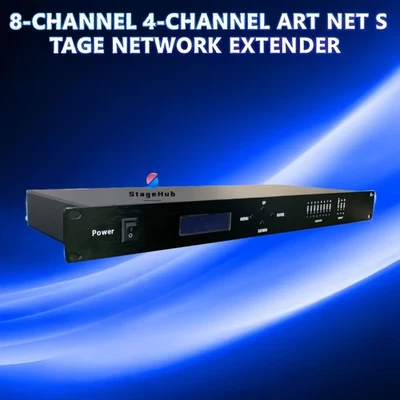 Artnet 8 Light Controller 8 Port Network Extender 8Way Node dmx Splitter Console - Image 1 of 4