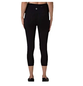 Tuff Athletics Leggings Capris Pockets Workout Medium Waist 27” - 29” Inseam 21” - Picture 1 of 7