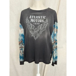 Free People We the Free Atlantic Motors 1970 Graphic Long Sleeve Tee Gr. XS - Bild 1 von 8