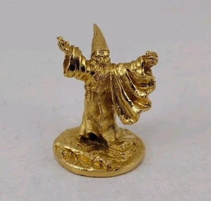 Ral Partha Chapado en Oro Mago Malvado, Hechizo de Lanzamiento Miniatura Club de Coleccionistas Raro - Imagen 1 de 16