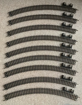 Lima N Gauge R269 45 Degree Curved Track  X 9 - Image 1 of 4