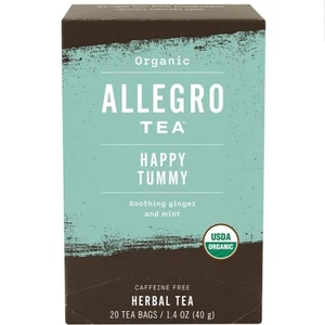 20 Stück Allegro Happy Tummy Tee - Bio, koffeinfrei Verdauungsunterstützung - Bild 1 von 3