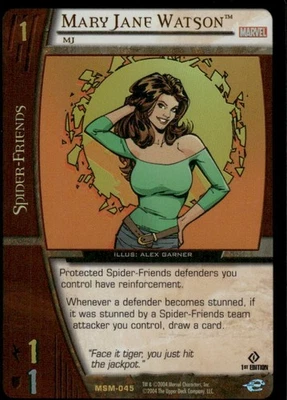 Mary Jane Watson 2004 Marvel vs System Spider-Man TCG Foil Card (NM) - Image 1 of 2