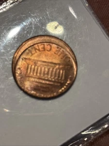 Misprint Off Center Penny - Picture 1 of 2