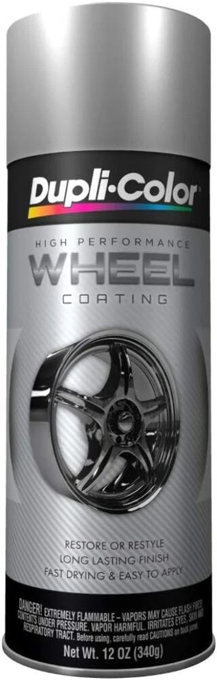Dupli-Color High Performance Wheel Coating 12 oz Aerosol Paint Gloss Silver - Image 1 of 1