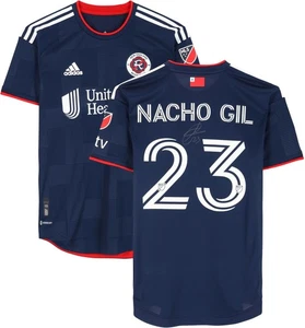 Nacho Gil New England Revolution Signed Match-Used #23 Jersey 2023 MLS Season-S - Picture 1 of 5