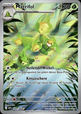 Pokemon Weiße Flammen Matrifol 089/086 Near Mint deutsch - Bild 1 von 2