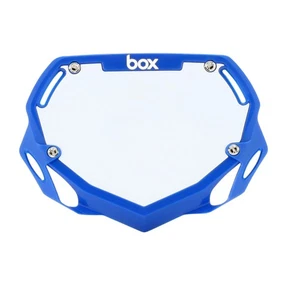 BOX Box Two Number Plate, Small - Blue - Picture 1 of 1