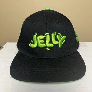 Jelly Unisex Kids Adjustable Snapback Embroidered Hat CL8 Black One Size - Picture 1 of 7