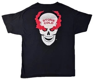 WWE Authentic Stone Cold Raw 3:16 Red Smokey Skull Dbl Sided T Shirt X-Large - Picture 1 of 7