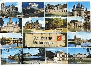 CP 72 SARTHE - La Sarthe Pittoresque - Multivues Colorisées - Picture 1 of 1