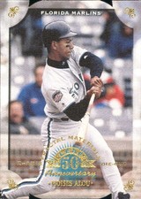 1998 Leaf Fractal Materials Die Cuts #50 Moises Alou NX /200