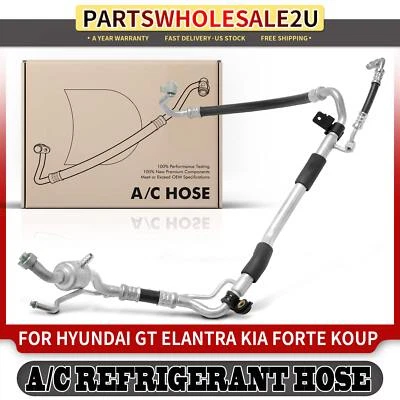 Conjunto de manguera de línea de líquido y succión de aire acondicionado para Hyundai Elantra 14-15 Kia Forte 14-16 Foto 1 de 4