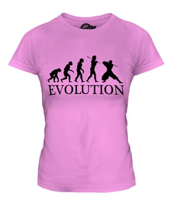 NINJA EVOLUTION DES MENSCHEN DAMEN T-SHIRT TEE SHIRT TOP 36 38 40 42 44 46 48 - Picture 1 of 14