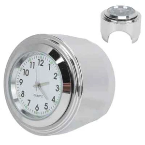 7/8" bis 1" Motorraduhr Motorrad Lenkeruhr Uhr Wasserdicht Nachtsicht Universal - Picture 1 of 9