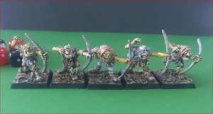 16 x Orc Arrer Boyz - Painted Citadel Metal Miniature Figures for Warhammer - Picture 1 of 7