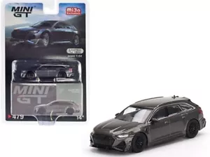 AUDI ABT RS6-R - Grigio Daytona - Mini GT 1:64 - Foto 1 di 6