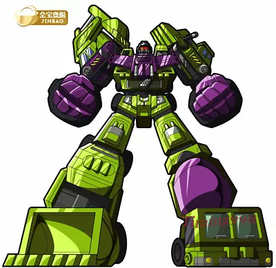New Transformable Toys Jinbao Bulider Oversized Devastator - Set A,In Stock!Hot - Image 1 of 4