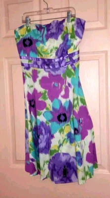 Vestido XOXO Multicolor Talla 11 Algodón Sin Mangas Foto 1 de 4