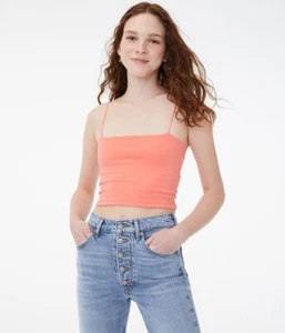 Square-Neck Cropped Cami Coral Fusion XL NWT - Picture 1 of 9