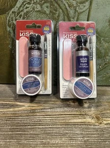 Kiss Salon Acrylic Fill Kit New, Sealed Bring the Salon Home Lot Of 3. - Picture 1 of 4