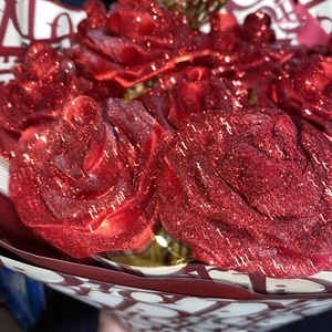 Handmade Red Roses Lighted Bouquet - Picture 1 of 8