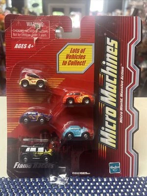 Micro Machines Flame Racers 2003 Sealed Smart Car VW Beetle Cooper - Image 1 of 4