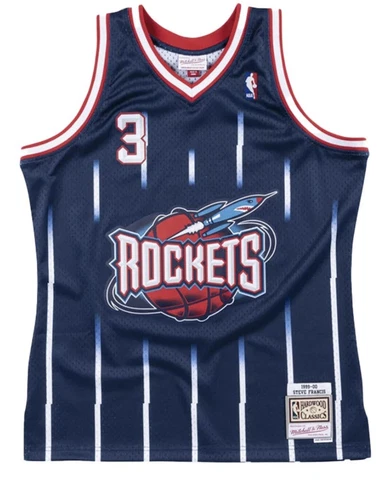 Steve Francis Houston Rockets #3 Mitchell & Ness NBA 1999-2000 Jersey Size M Cover