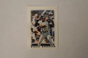 1988 Topps League Leaders Minis - #28 Willie Randolph C1006 - Picture 1 of 2