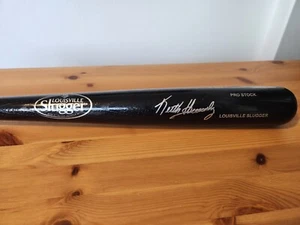Keith Hernandez Signed Louisville Slugger Pro Full Size Black Baseball Bat JSA - Picture 1 of 5