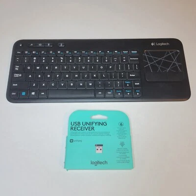 Logitech K400r Wireless Keyboard With Trackpad with Unifying Receiver - Image 1 of 4