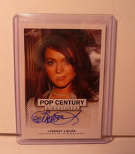 2013 Leaf Metal Pop Century Autograph Lindsay Lohan BA-LL1